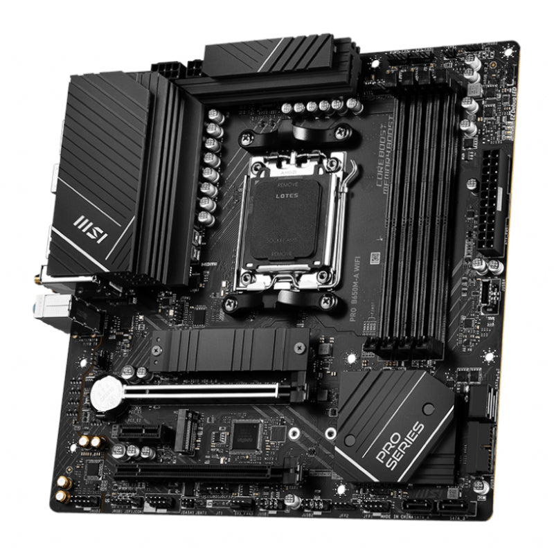 MSI PRO B650M-A WIFI AMD AM5 mATX Gaming Motherboard